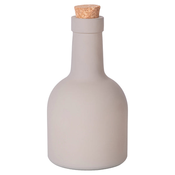 MOON CRYSTAL OIL JAR MATT 400ML CORK STOPPER - 5921143