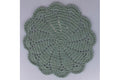 CROCHET PLACEMAT D 38CM SAGE GREEN - 5921184