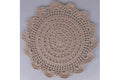 CROCHET PLACEMAT D 38CM BEIGE - 5921185
