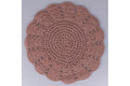 CROCHET PLACEMAT D 38CM PINK - 5921186