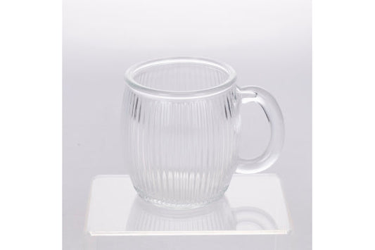 STRIPES GLASS CUP 350 ML TRANSPARENT - 5921335