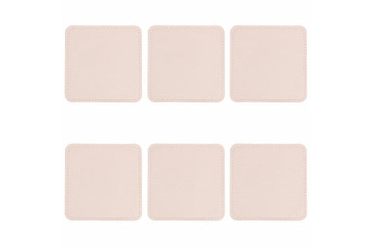 HORECA SET 6 COASTER CREAM 10X10CM - 5921716