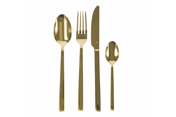 LEXINGTON SET 24PC SHINY GOLD CUTLERY - 5921806