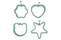 4 TONI SAGE GREEN SILICONE MOLD 4 ASS - 5921831