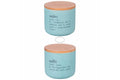 VICTIONARY SALE - SALT DOUBLE FACES JAR W BAMBOO L - 5921878