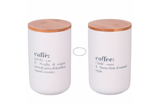 VICTIONARY CAFFE COFFEE DOUBLE-SIDED WITH BAMBOO LID - 5921884