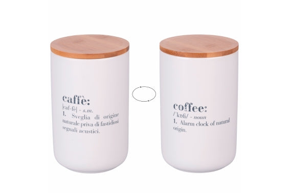 VICTIONARY CAFFE COFFEE DOUBLE-SIDED WITH BAMBOO LID - 5921884