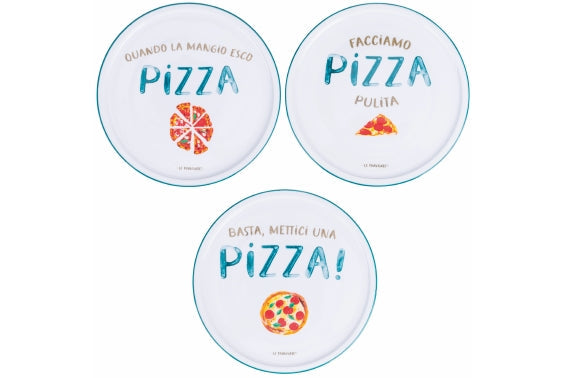 TRAVISATE PIZZA PLATE D33CM 3 ASST - 5922147