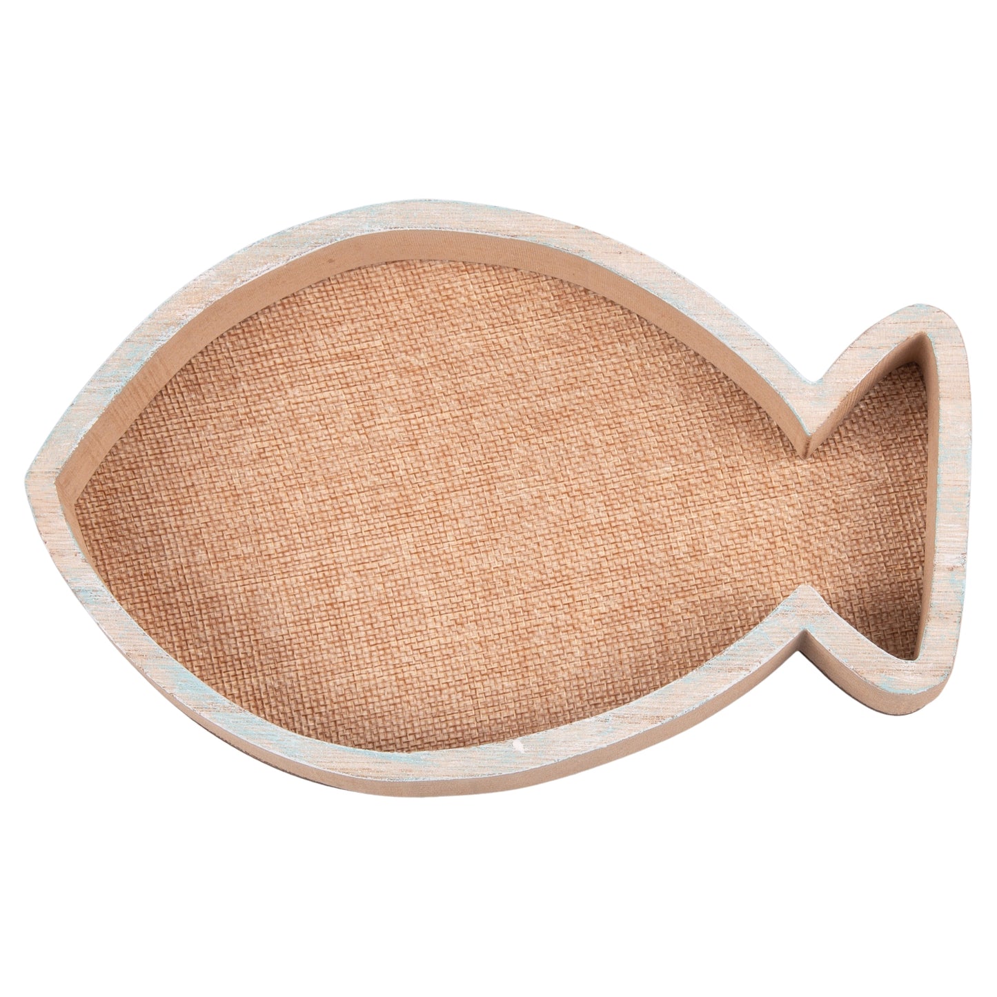 WOODEN FISH SHAPED KEYRING / HANGER - 5922157