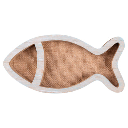WOODEN GUTTING FISH F / HANGER - 5922160