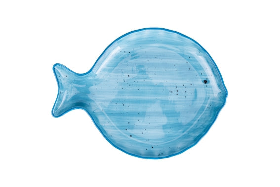KOS FISH PLATE BLUE 30X22.2CM - 5922494