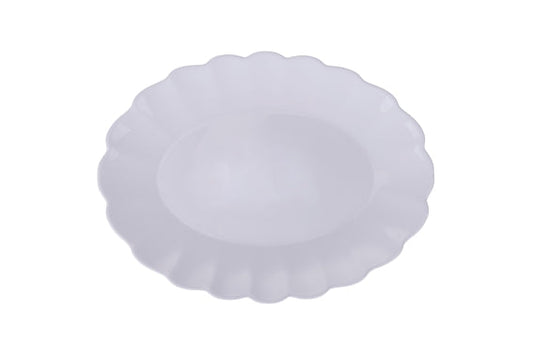 SERVING PLATE 35X26.5 CM OPALINE/SCALOPPED - 5922513