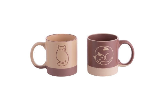 MOCHA MIAO SET OF 2 MUGS 280 ML - 5922607