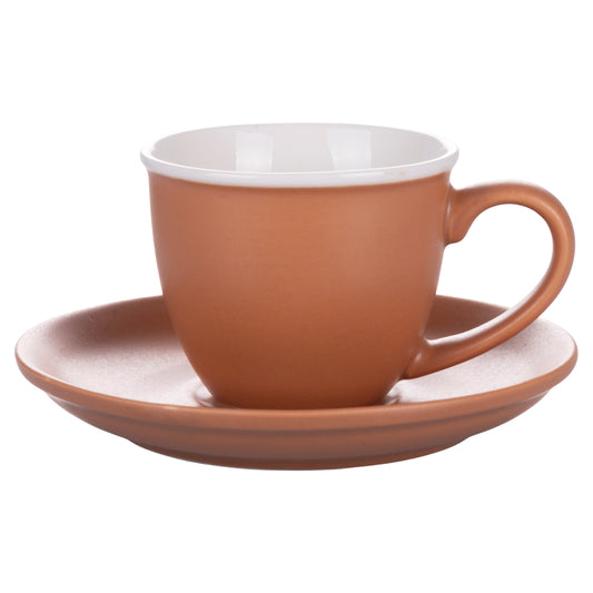 FORMA SET 6 CUPS 100ML W/SAUCER DULCE DE LECHE - 5922664