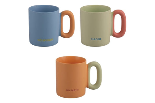 MORE AMOR MUG 380ML COLORFUL 3 ASST - 5923105