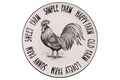 FARM DINNER PLATE ROOSTER - 5923355
