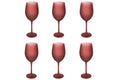 HAPPY HOUR SET6 TUMBLERS 650ML FROSTED BURGUNDY - 5923513