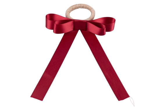 XMAS BOWS NAPKIN RING RED BOW 14CM - 5923953
