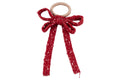 XMAS FIOCCHI NAPKIN RING RED BOW 15CM - 5923954