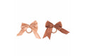 XMAS FIOCCHI NAPKIN RING BOW CHOCO 2 ASS - 5923966