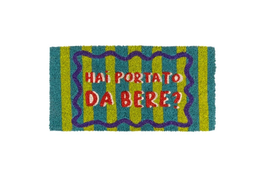 MORE AMOR DOORMAT 25X50CM DID YOU BRING DRINKS - 5924135