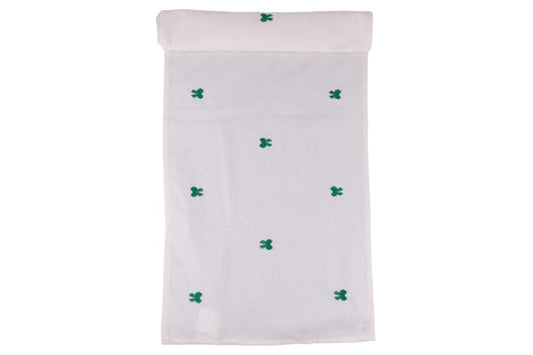 XMAS FLAKES RUNNER 175X40CM CREAM/GREEN - 5924469