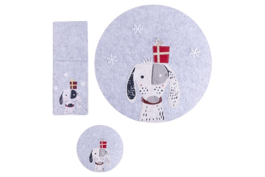NATALOTTO 3 PC DALMATIAN TABLE SET - 5924589