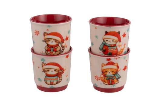 MERRY MIAO SET OF 4 COFFEE CUPS 100ML - 5924938