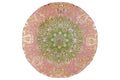 GOLD GREEN BAROQUE GLASS UNDERPLATE 33CM - 5924952