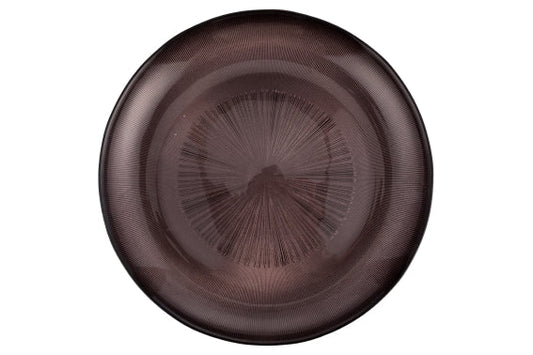 33CM PURPLE GLASS UNDERPLATE - 5924965
