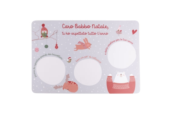 CHRISTMAS PLACEMAT SANTA CLAUS 45X30CM - 5925015