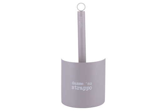 GRAY METAL ROLL HOLDER SPHERE - 5925093