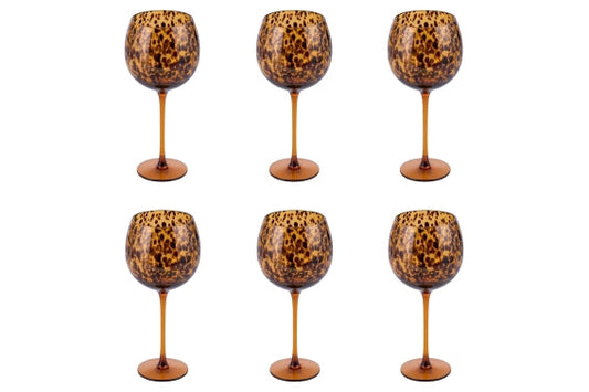 JAMILA SET 6 COCKTAIL GLASSES 515ML AMBER - 5925100