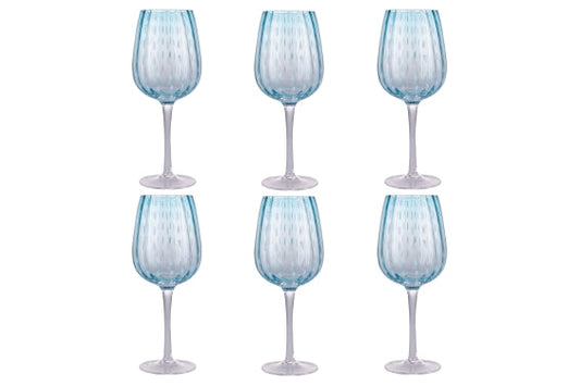 SHIRAZ SET 6 GOBLETS 500ML OCEAN - 5925109