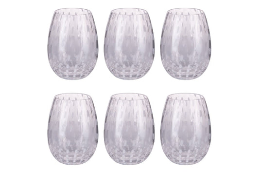 SHIRAZ SET OF 6 WATER GLASSES 525ML TRANSPARENT - 5925116