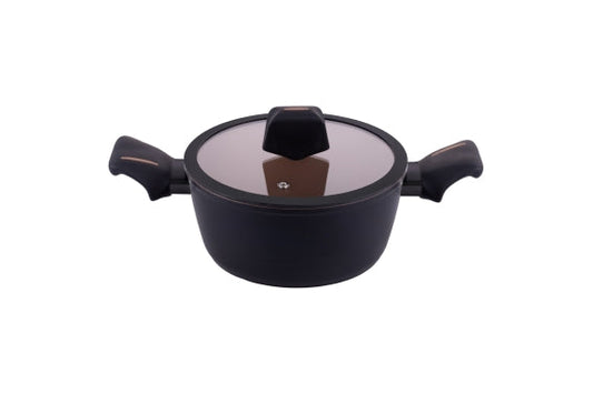 ROOTS LICORICE CASSEROLE 20 W/LID IND FORG - 5925164