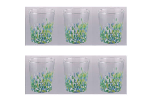 CANDY OCEAN SET 6 WATER GLASSES 370ML - 5925969