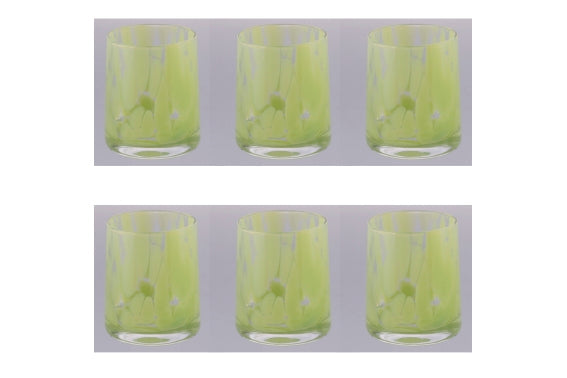 THALIA SET OF 6 GREEN WATER GLASSES 350ML - 5925970