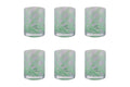 VERTIGO SET OF 6 GREEN WATER GLASSES 340ML - 5925976