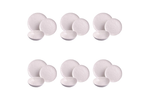 ELEGANCE WHITE DINNER SET 18PCS - 5925980