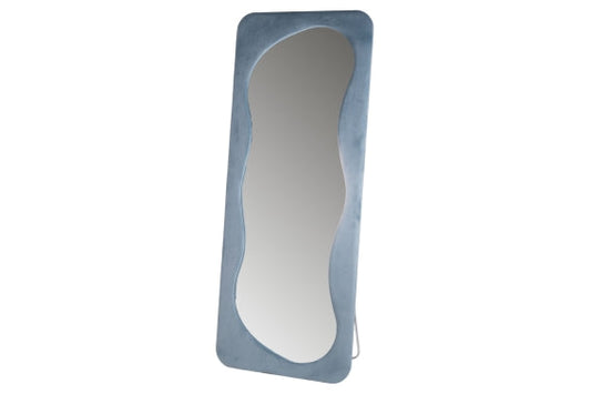 WAVE SHAPE / VELVET FRAMED MIRROR 100 CM - 5926002