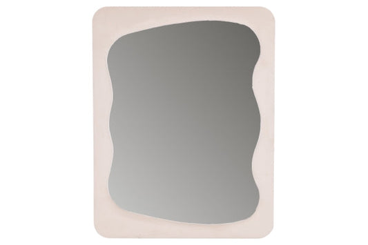 MORE AMOR WAVE MIRROR A 70X90CM IVORY - 5926155