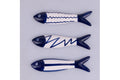 OCEAN FISH CUTLERY REST 12.5X8.5X1CM 3ASS - 5926381