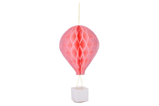 ORIGAMI HOT AIR BALLOON PAPER/BIOADHESIVE 28CM PINK - 5926649