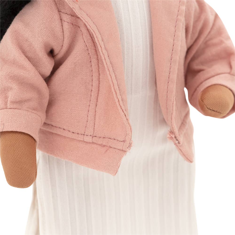 Tina doll with pink jacket, 32 cm