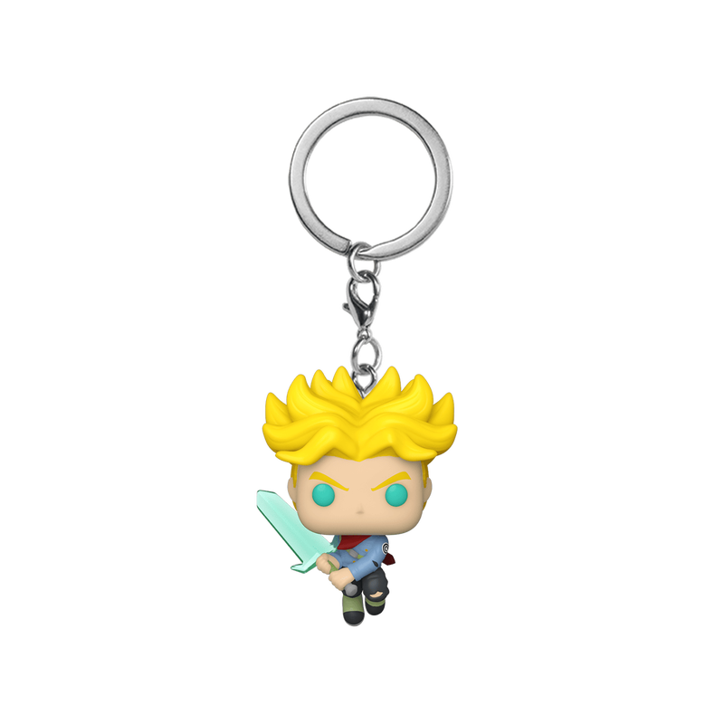 pop keychain super saiyan trunks with sword