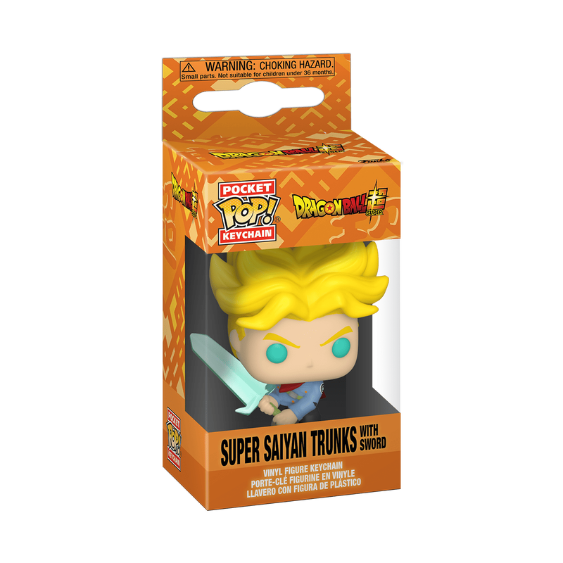 Pop! Sleutelhanger Super Saiyan Trunks met zwaard