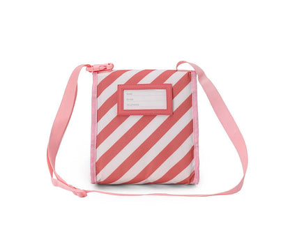 Insulated snack bag Stripes Bloom & Blush