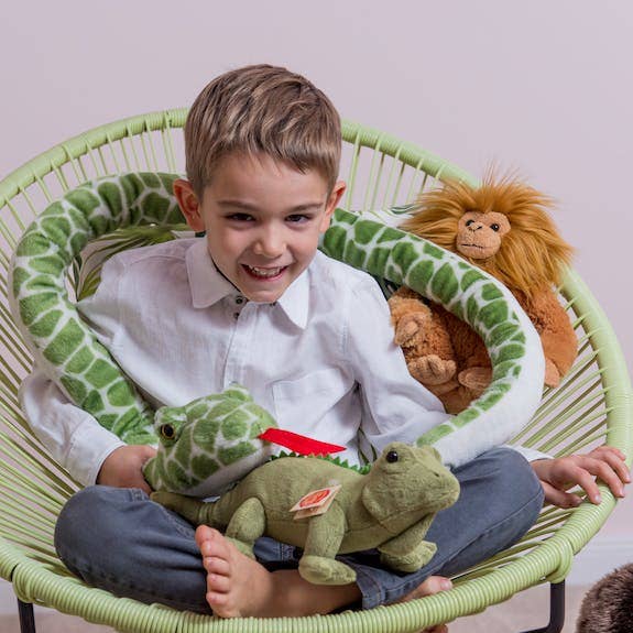 Peluche Serpent Vert – 175 cm - Teddy Hermann