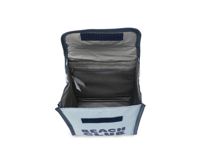 Insulated Snack Bag Stripes Blues & Beyond